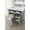 James Martin Vanities Brittany 30in Single Vanity, Urban Gray w/ 3 CM Carrara Marble Top 650-V30-UGR-3CAR - alternate 2